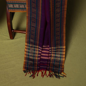 Dharwad Cotton 3pc Unstitched Dress Material Suit Set with Woven Border 65