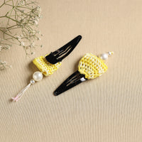 Handmade Crochet Tik-Tak Hair Clip (set of 2) 23