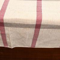 Yellow - Plain Cotton Double Handloom Bed Cover (98 x 90 in) 20