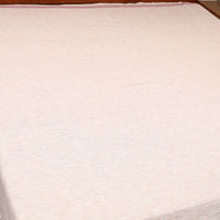 Beige - Plain Cotton Double Handloom Bed Cover (98 x 90 in) 22