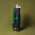 Dharwad Cotton 3pc Unstitched Dress Material Suit Set with Woven Zari Border 69