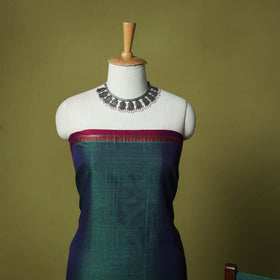 Dharwad Cotton 3pc Unstitched Dress Material Suit Set with Woven Zari Border 69