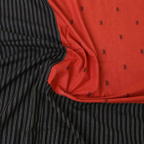 Black - patchwork cotton double jacquard bed sheet set 27