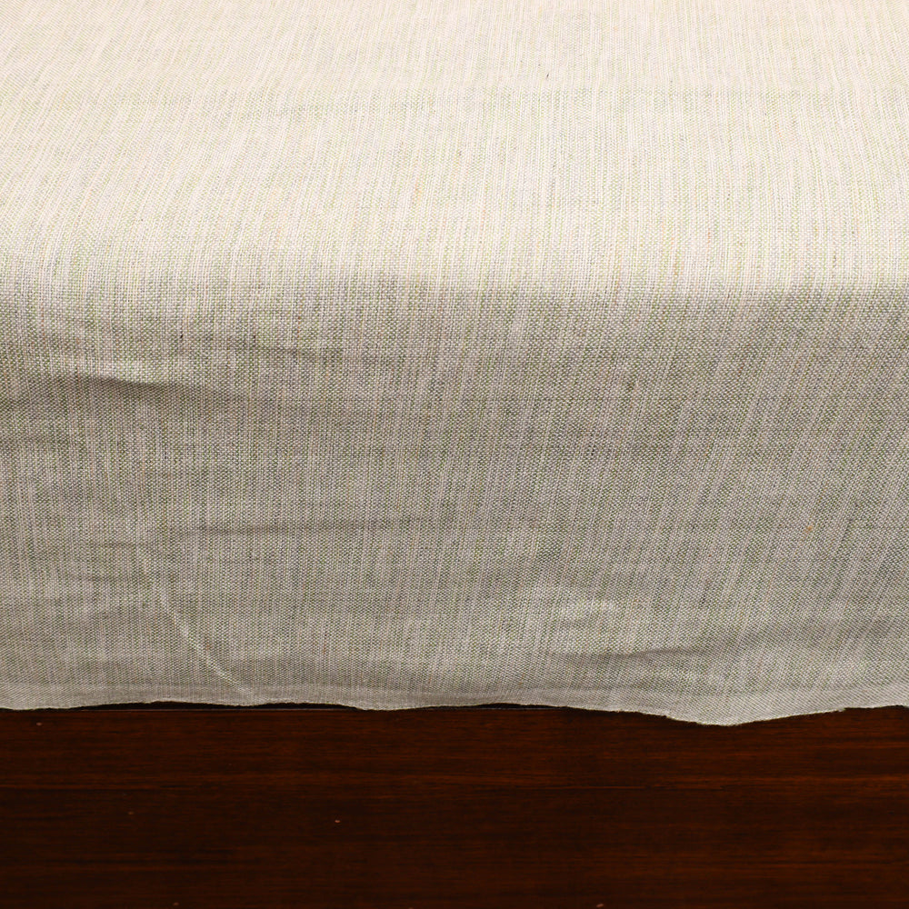 Yellow - Plain Cotton Double Handloom Bed Cover (98 x 90 in) 24