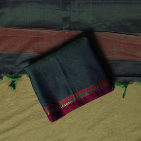 Dharwad Cotton 3pc Unstitched Dress Material Suit Set with Woven Zari Border 70