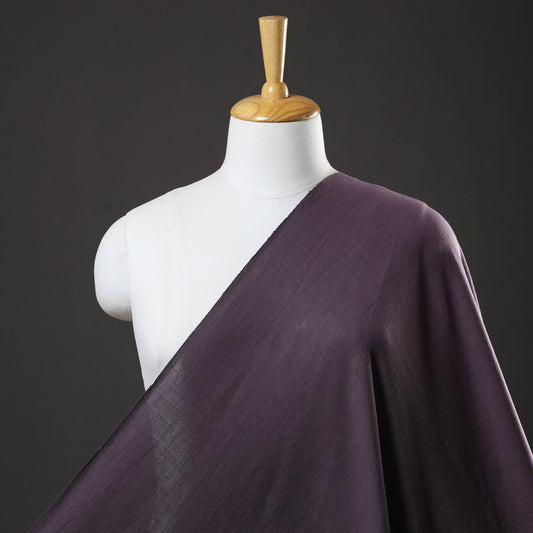 Purple - Jhiri Pure Handloom Cotton Fabric 94