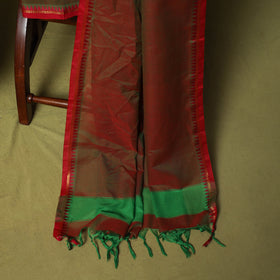 Dharwad Cotton 3pc Unstitched Dress Material Suit Set with Woven Zari Border 71