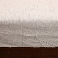 Grey - Plain Cotton Double Handloom Bed Cover (98 x 90 in) 26