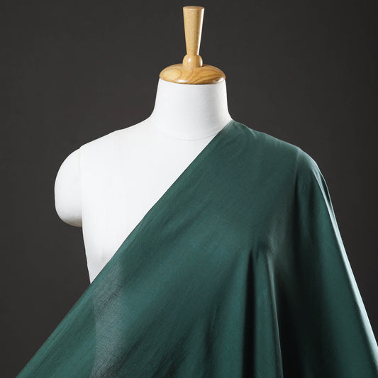 Green - Prewashed Plain Dyed Cotton Fabric 82
