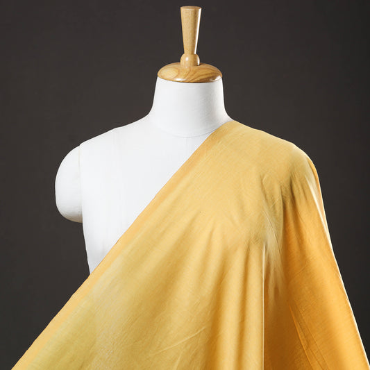 Yellow - Prewashed Plain Dyed Cotton Fabric 73