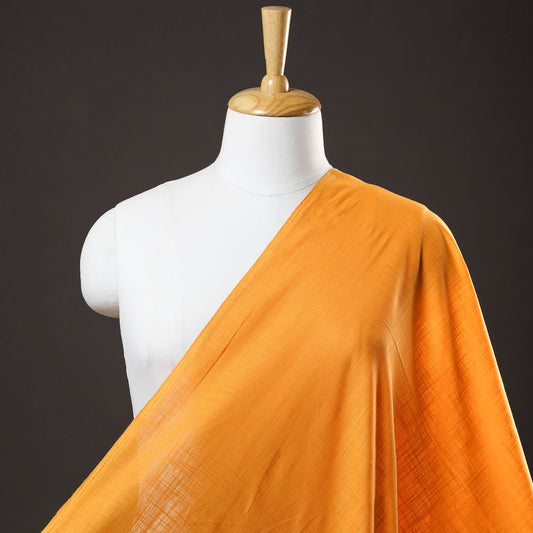 Orange - Prewashed Plain Dyed Cotton Fabric 72