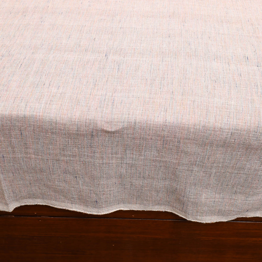 Beige - Plain Cotton Double Handloom Bed Cover (98 x 90 in) 29