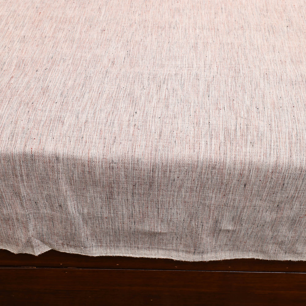 Beige - Plain Cotton Double Handloom Bed Cover (98 x 90 in) 30