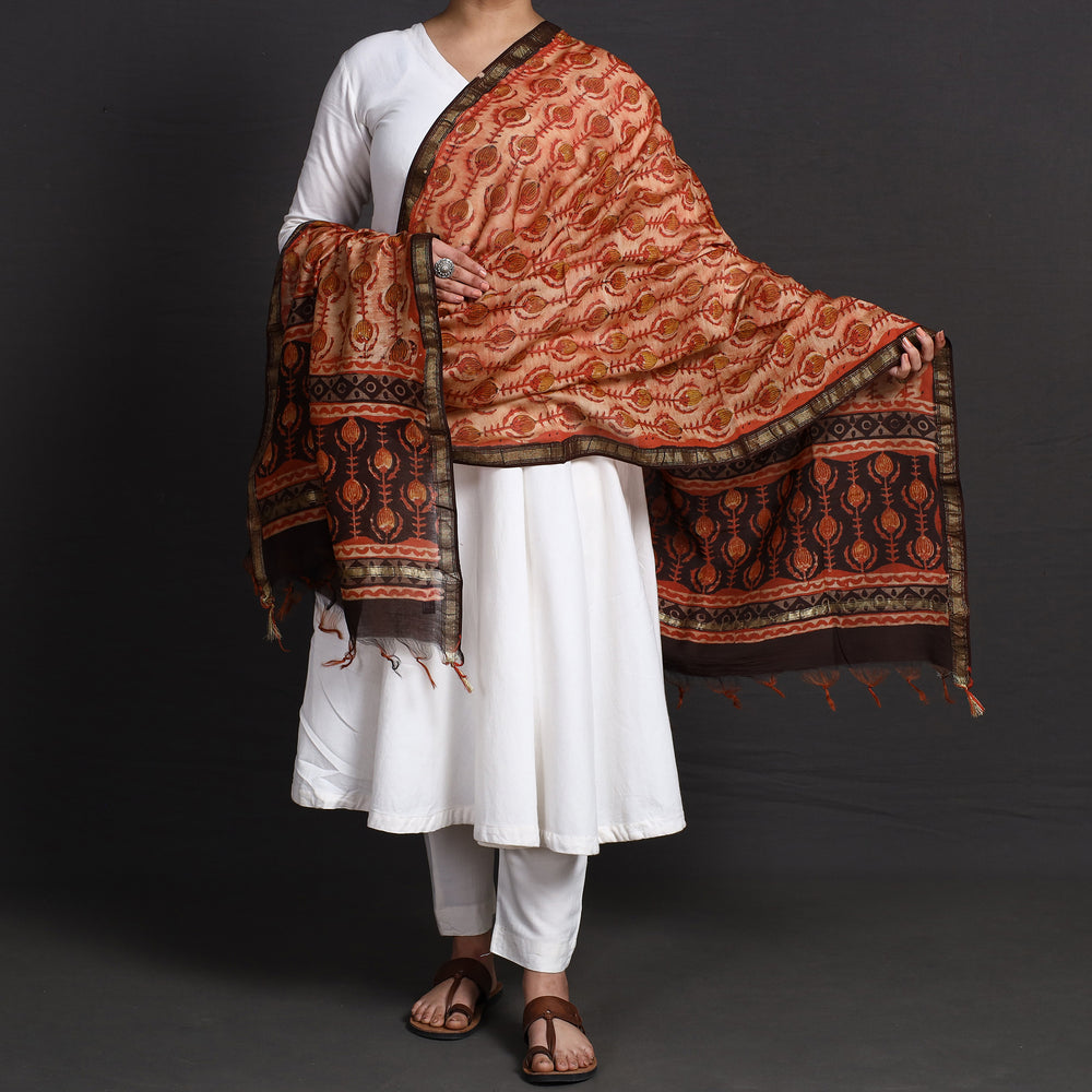 bagru dupatta