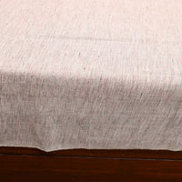 Grey - Plain Cotton Double Handloom Bed Cover (98 x 90 in) 32