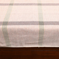 Beige - Plain Cotton Double Handloom Bed Cover (98 x 90 in) 34