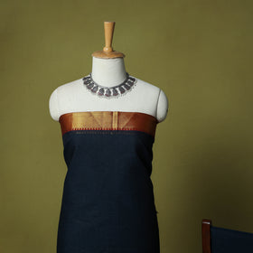 Dharwad Cotton 3pc Unstitched Dress Material Suit Set with Woven Zari Border 81