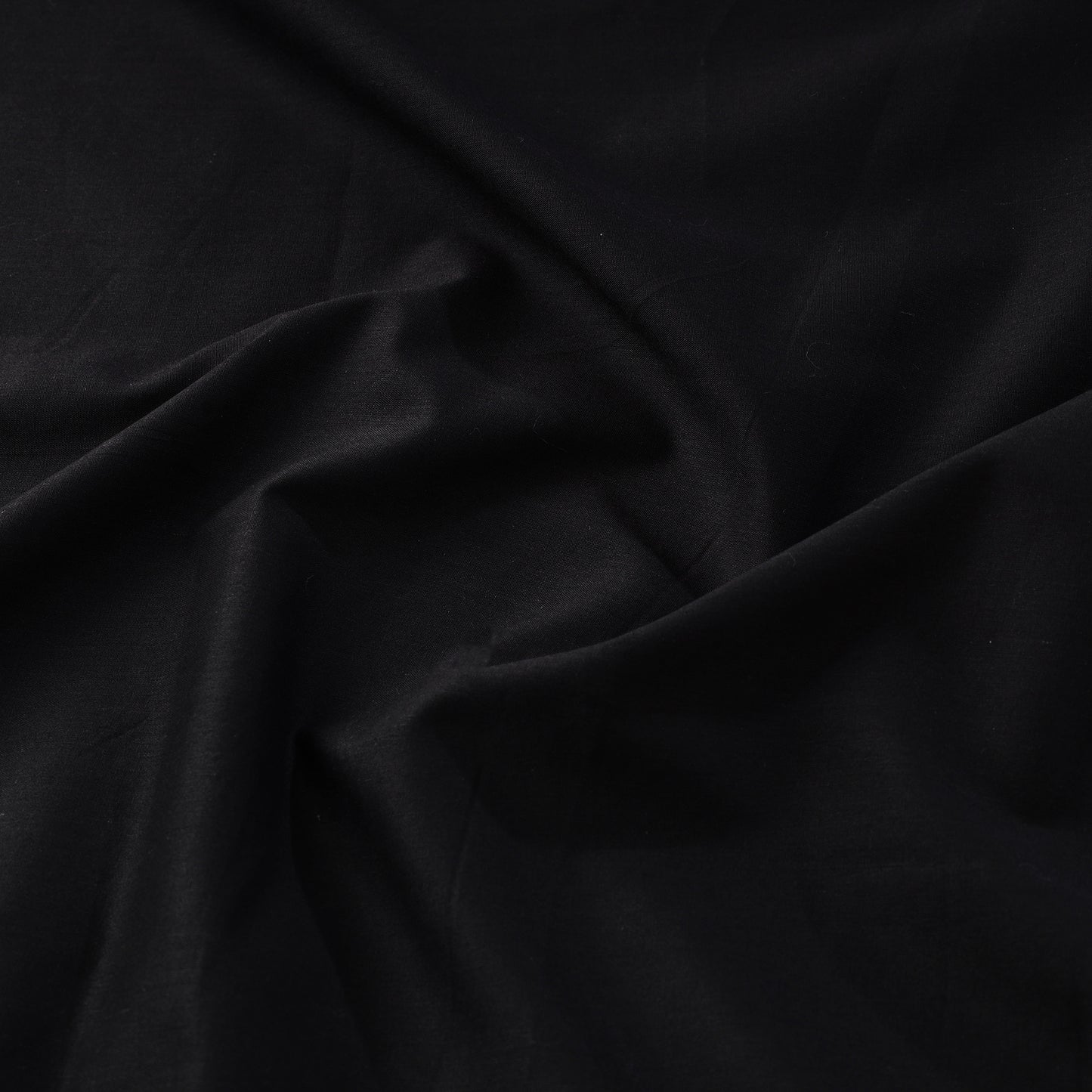 Black - Jhiri Pure Handloom Cotton Precut Fabric (2.1 meter) 14