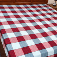 Multicolor - Plain Cotton Double Handloom Bed Cover (98 x 90 in) 39