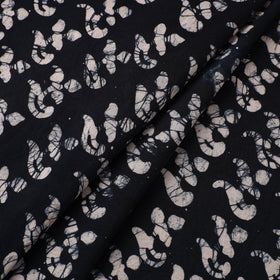 Blue Cotton Hand Batik Print Fabric