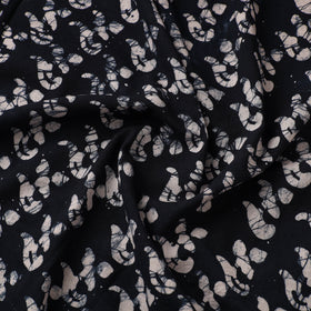 Blue Cotton Hand Batik Print Fabric