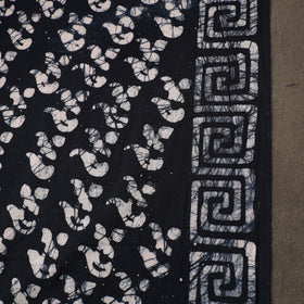 Blue Cotton Hand Batik Print Fabric