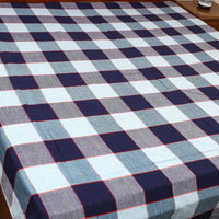 Multicolor - Plain Cotton Double Handloom Bed Cover (98 x 90 in) 40