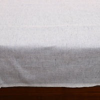 Grey - Plain Cotton Double Handloom Bed Cover (98 x 90 in) 42