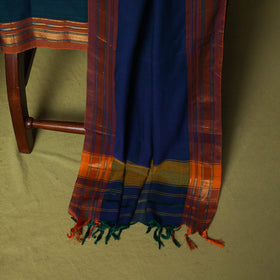 Dharwad Cotton 3pc Unstitched Dress Material Suit Set with Woven Zari Border 87