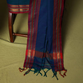 Dharwad Cotton 3pc Unstitched Dress Material Suit Set with Woven Zari Border 88