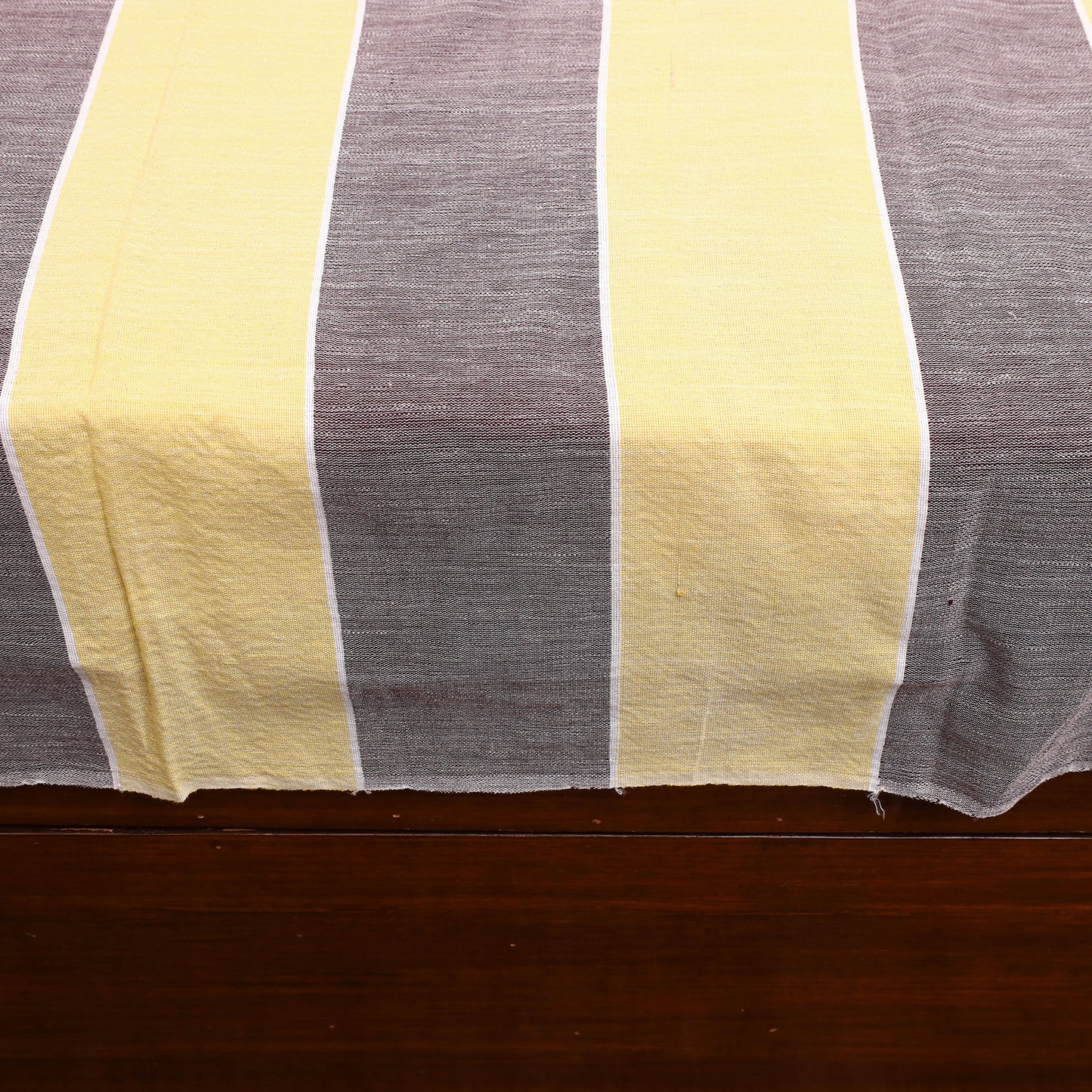 Multicolor - Plain Cotton Double Handloom Bed Cover (98 x 90 in) 48