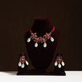 Fabart Phool Kali Shell Choker Necklace Set 11