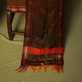 Dharwad Cotton 3pc Unstitched Dress Material Suit Set with Woven Zari Border 93