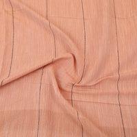 Peach - Plain Cotton Double Handloom Bed Cover (98 x 90 in) 51