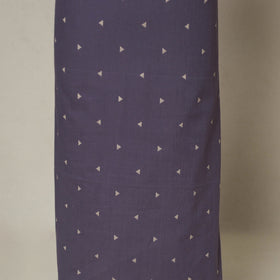 Purple - 3pc Cotton Unstitched Jacquard Dress Material 17