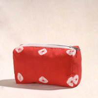 Red - Handmade Cotton Toiletry Pouch 03