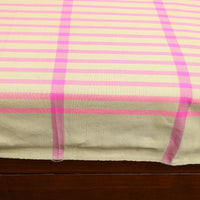 Multicolor - Plain Cotton Double Handloom Bed Cover (108 x 90 in) 100