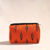 Orange - Handmade Cotton Toiletry Pouch 06