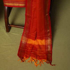 Dharwad Cotton 3pc Unstitched Dress Material Suit Set with Woven Zari Border 102