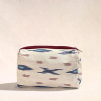 White - Handmade Cotton Toiletry Pouch 09