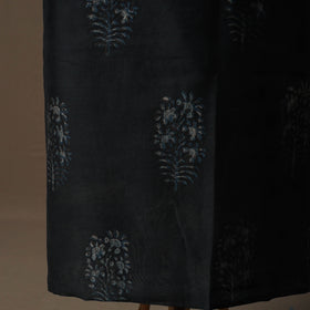 Akola Hand Block Print Chanderi Silk 2pc Unstitched Dress Material Kurta Set 34