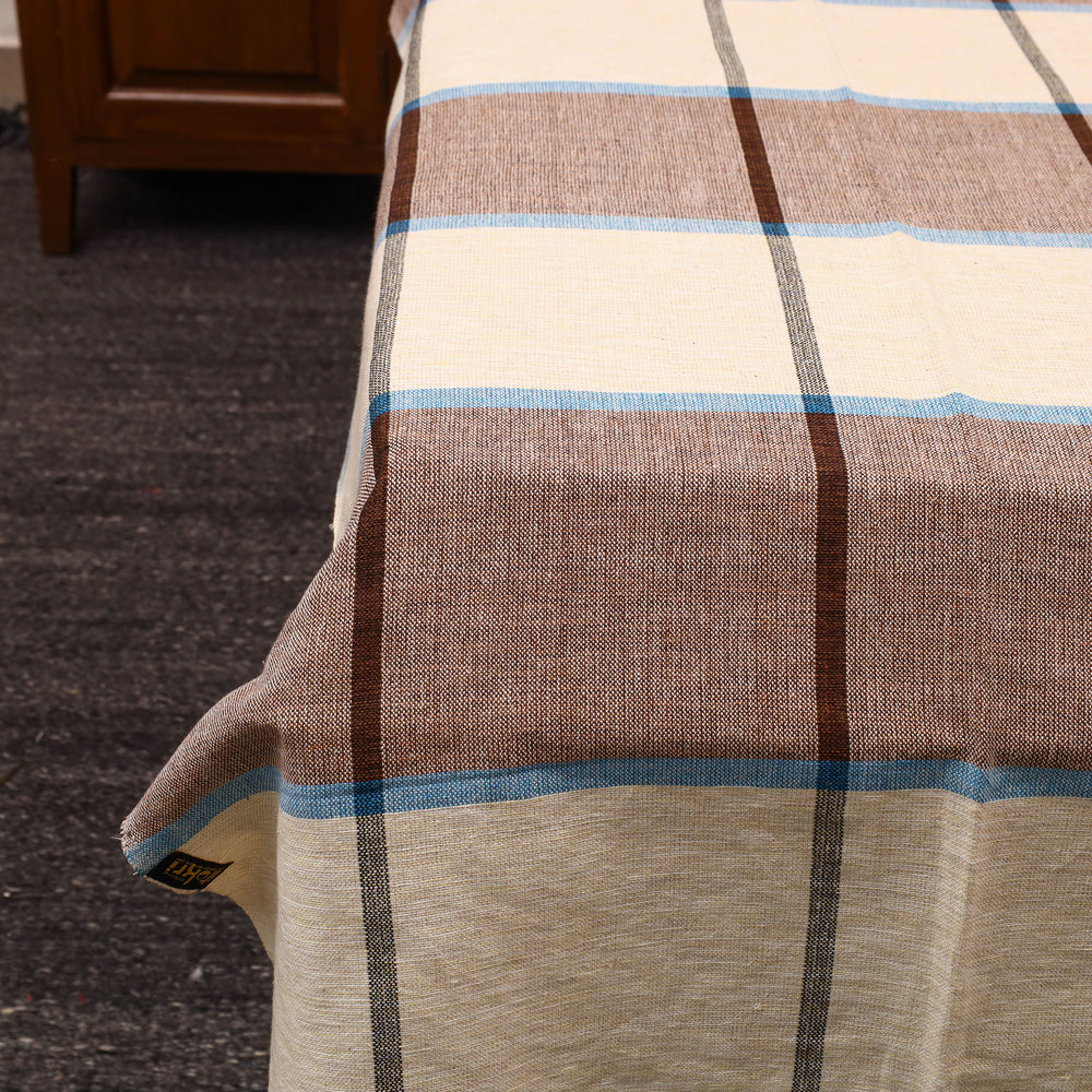 Multicolor - Plain Cotton Single Handloom Bed Cover (90 x 60 in) 57