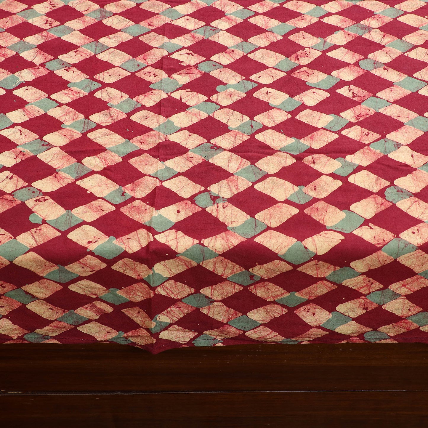 Buy Batik Print with Sanganeri Patch Cotton Bedsheet Set