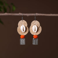 Nida German Silver Jute Jhumki Earrings