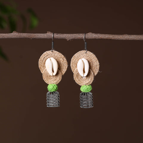  Nikhat German Silver Jute Jhumki Earrings Online 