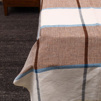 Multicolor - Plain Cotton Single Handloom Bed Cover (90 x 60 in) 60