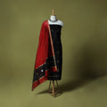 Black - Handloom Zari Buti Chanderi Silk 2pc Unstitched Dress Material Kurta Set 08