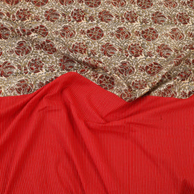 Kantha Stitch with Kalamkari Patch Cotton Bedsheet Set