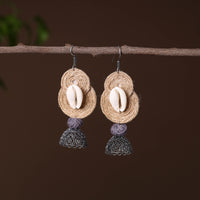 Shipra German Silver Jute Jhumki Earrings