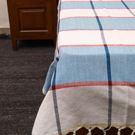 Multicolor - cotton single handloom bed cover (90 x 60 in)